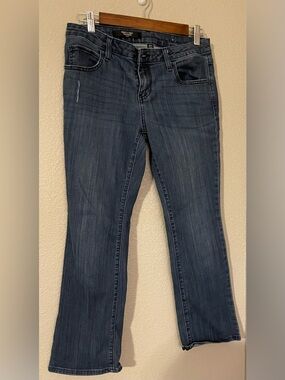 Simply Vera Vera Wang Women's Dark Blue Bootcut Jeans Size 8P